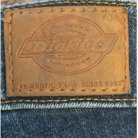 DICKIES Denim Stonewash Straight Leg 5-Pocket Blue Jeans for Women Size 4. - Picture 3 of 16